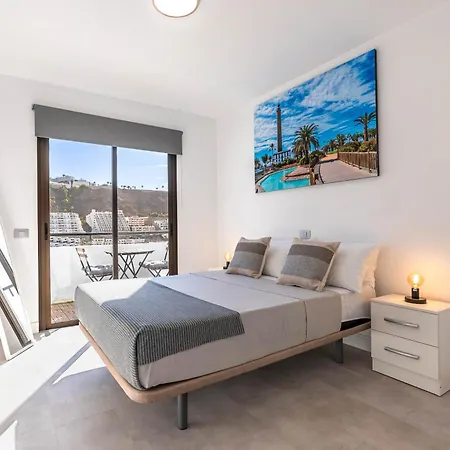 Appartamento With Heated Pool And Sea View Puerto Rico (Gran Canaria)